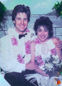 Chris and Rebecca Benner just married on Kauai 6/86
